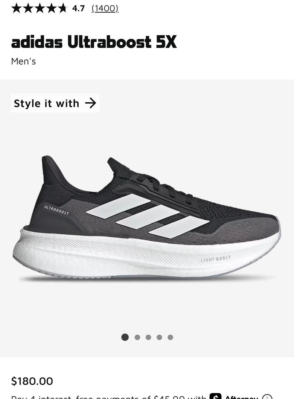 Adidas Ultraboost 5X W